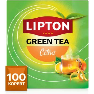 Lipton Zelený čaj Balance Citrus Citrón 100 vrecúšok