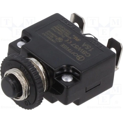 OPTIFUSE CBW57-HB-15A-P Pojistka: tepelná; 15A; Imax: 1kA; 125V,250V; 32VDC,50VDC