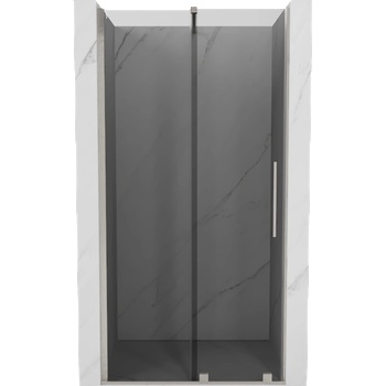 Mexen Velar плъзгащи се душ врати 100 см, графит, четкан никел - 871-100-000-41-97 (871-100-000-41-97)
