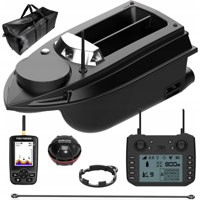 LOKEEVAN V030 s echolotem, dosah 800 m, baterie 20000 mAh, nosnost 3 kg, rychlost 15 km/h, GPS + taška – Zboží Dáma