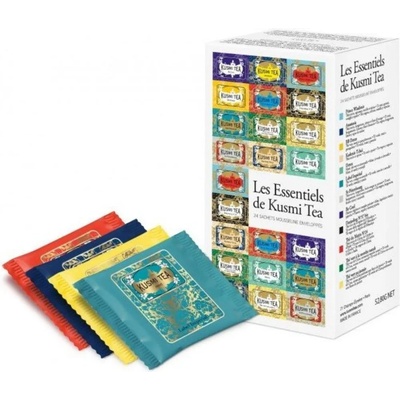Kusmi Tea Комплект за чай THE ESSENTIALS, 24 муселинови пакетчета, Kusmi Tea (KUSMIESSEN02)