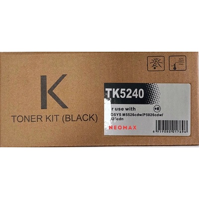 Compatible КАСЕТА ЗА KYOCERA Ecosys M-Serie 5526CDN/5526CDW/P-Serie 5026CDN/5026CDW - Black - TK5240K - P№ KT-TK5240BK - NEOMAX (KT-TK5240BK)