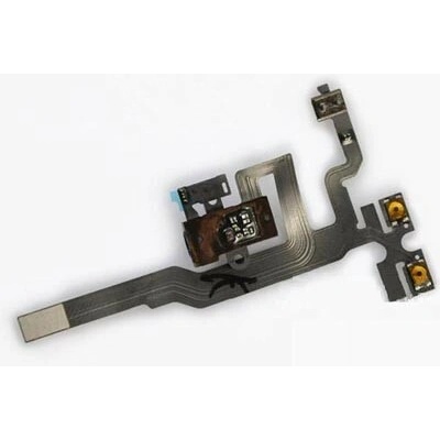 OEM iPhone 4S konektor sluchátek s flex kabelem - černý