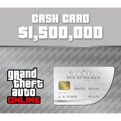 Grand Theft Auto Online - $1,500,000 Great White Shark Cash Card