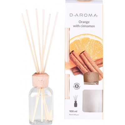 D-Aroma Vonná stébla pomeranč a skořice 100 ml