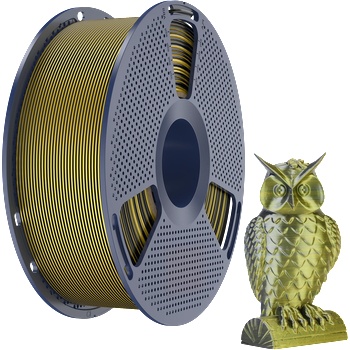 SUNLU Silk PLA+ Dual Color Black Gold - 1, 75 mm / 1000 g (6933582309381)