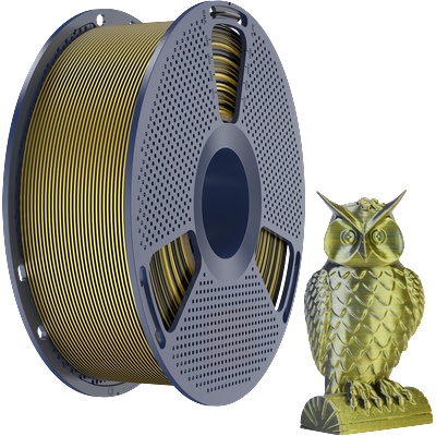 SUNLU Silk PLA+ Dual Color Black Gold - 1, 75 mm / 1000 g (6933582309381)