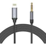 Tech-Protect ULTRABOOST кабел Lightning към AUX mini jack 3, 5мм 100см черен