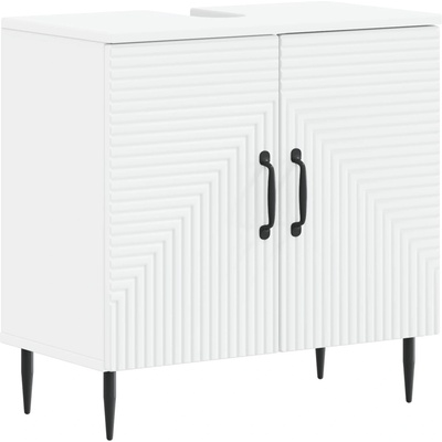 vidaXL Шкаф за мивка в баня HAARLEM Бяло 59, 5 x 31, 5 x 59 см (896785)