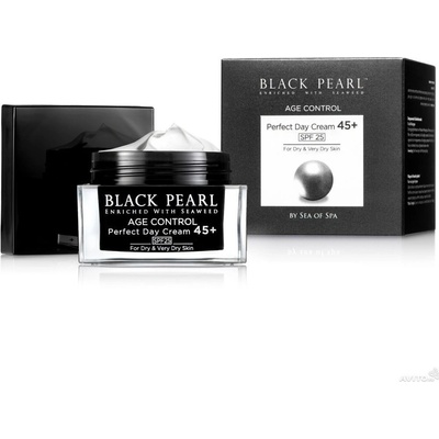 Sea of spa Black Pearl lehký denný krém SPF 25 50 ml
