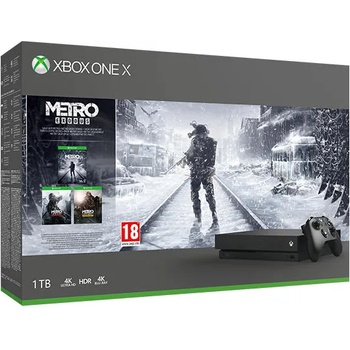 Microsoft Xbox One X 1TB + Metro Exodus + Metro Last Light Redux + Metro 2033 Redux