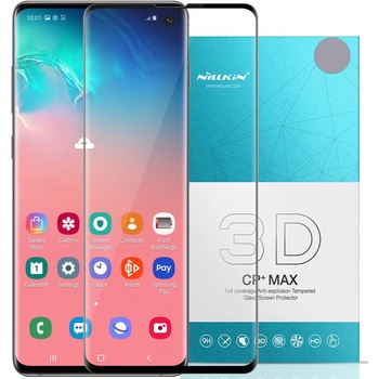 Nillkin Стъклен Протектор Nillkin 3D cp+ max за Samsung Galaxy S10 - Черен