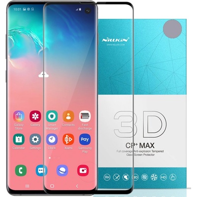 Nillkin Стъклен Протектор Nillkin 3D cp+ max за Samsung Galaxy S10 - Черен