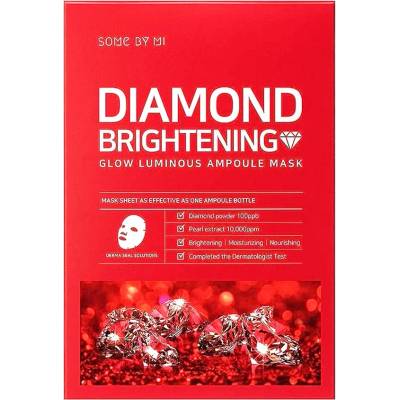 Some By Mi Diamond Brightening Calming Glow Luminous Ampoule Mask - Освежаваща ампулна маска с избелващ ефект 1бр/25мл