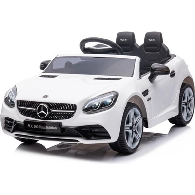 Megacar detské eletrické autíčko Mercedes SLC300, 2x45W, 2x6V 4,5Ah biela