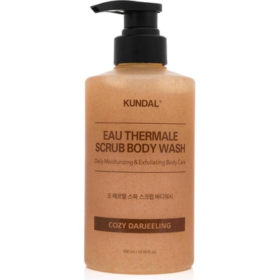 Kundal Eau Thermale Scrub Body Wash Cozy Darjeeling 500 ml