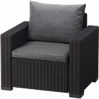 Keter Zahradní židle Keter California grafit 2ks.