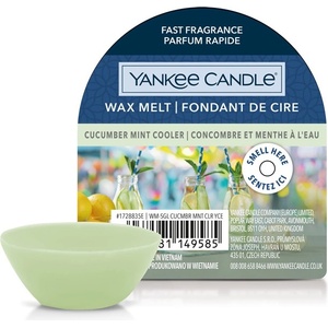 Yankee Candle Ароматен восък за аромалампи yankee candle cucumber mint, освежаващ, нов