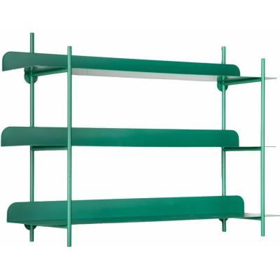 PT LIVING Cool Retro police zelená 60 cm, 42 cm, 16 cm
