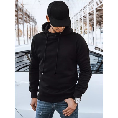 DStreet Black men's hoodie BX5429 čierna