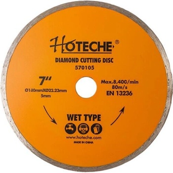 Hoteche Diamantový řezný kotouč 180 mm HT570105
