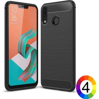 ASUS Zenfone 5Z ZS620KL Удароустойчив Carbon Fiber Калъф и Протектор