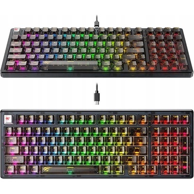 Havit Gamenote KB875L Transparent