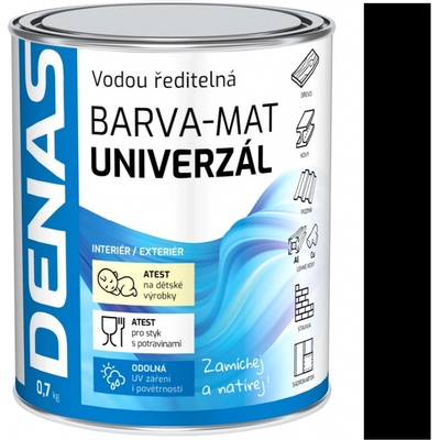 Denas Univerzál mat 0,7 kg černá – Sleviste.cz