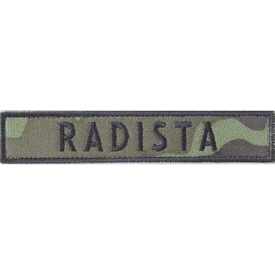 NAVYS nášivka „RADISTA“ s suchým zipsom – vz. 95 les CZ