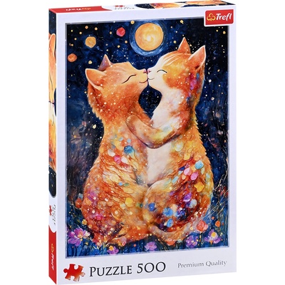 Trefl Пъзел Trefl от 500 части - Целувка под лунната светлина (37546)