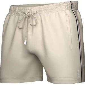 HUGO BOSS Бански гащета BOSS Iconic 10239741 01 swimming shorts - Beige (Open White)