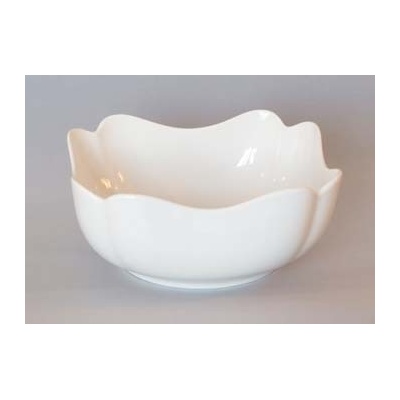 Český porcelán Dubí mísa porcelán salátová čtyřhranná vysoká 10060b 18 cm