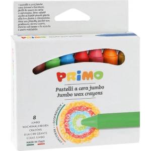 Primo Мазен молив PRIMO jumbo кръгъл заострен 8 броя 0601PC8J (0601PC8J)