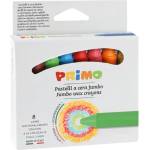 Primo Мазен молив PRIMO jumbo кръгъл заострен 8 броя 0601PC8J (0601PC8J)