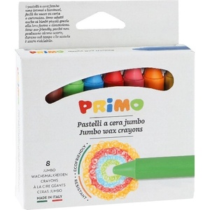 Primo Мазен молив PRIMO jumbo кръгъл заострен 8 броя 0601PC8J (0601PC8J)
