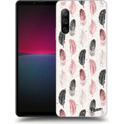 Picasee silikónový čierny obal pre Sony Xperia 10 IV 5G - Pírka 2
