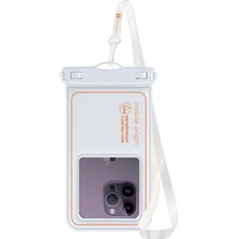 Mobile Origin Waterproof Floating Case 6.8" White / Orange DBXL-WHT-ORG01