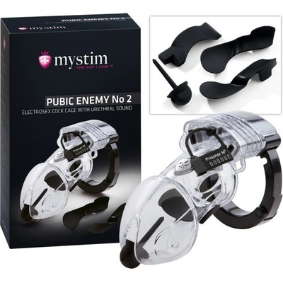 Set pro muže Pubic Enemy No. 2 Mystim