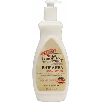 Palmer's Hand & Body rozjasňující a hydratační tělový balzám Shea Butter Formula (24 hour Moisture Nature's Treatment for Soft, Radiant Skin with Vitamin E, with Pump) 400 ml