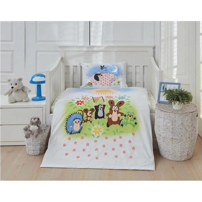 Matějovský povlečení Krtek a Počítadlo bílé 90 x 130 cm 40 x 60 cm – Zboží Dáma