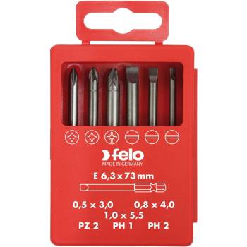 Image 1 of Felo Комплект битове за електротехници Felo Profi 030 927 16 - 6 бр (030 927 16)