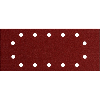 METABO - 10 brusných kotoučů 115x280 mm, P80, dřevo a kov, řada „professional“, 14 otvorů, k upnutí, pro vibrační brusku
