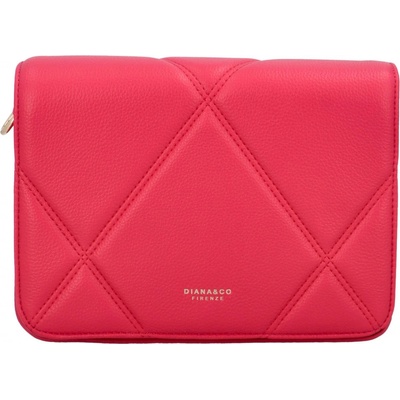 Dámská koženková crossbody Zafi fuchsiová