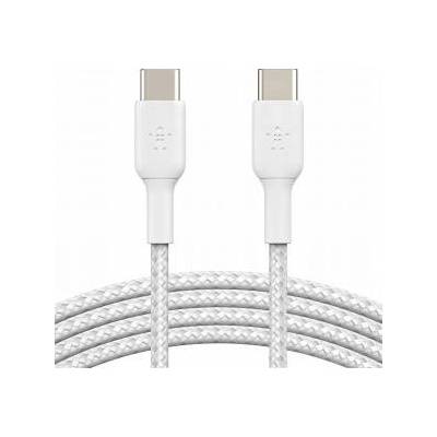 Belkin BOOST CHARGE braided Cab. USB-C/USB-C 2m whiteCAB004bt2MWH