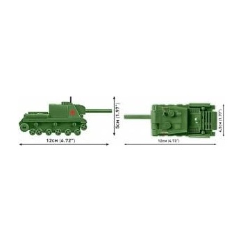 Vincobiosis COBI 3096 Historical Collection WWII Czolg ISU 152, 135 fls