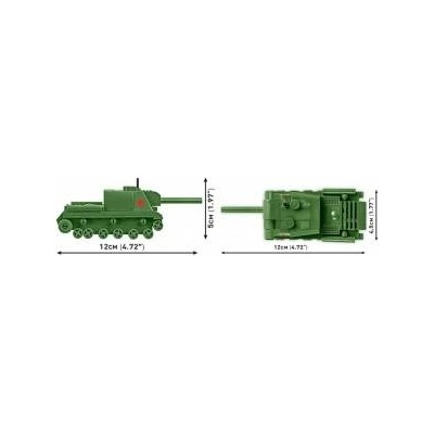 Vincobiosis COBI 3096 Historical Collection WWII Czolg ISU 152, 135 fls