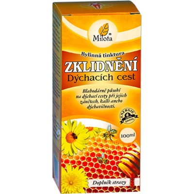 Bylinná Tinktura Zklidnění dýchacích cest 100 ml