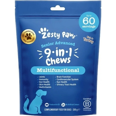 Zesty Paws Senior Advanced 9in1 Chews 60 ks