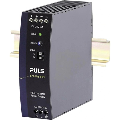 PULS Piano sieťový zdroj na montážnu lištu (DIN lištu), 24 V/DC, 5 A, 120 W, výstupy 1 x