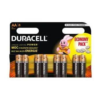 Duracell Алкални батерии DURACELL Basic - AA, 8 броя в опаковка, 15.00354